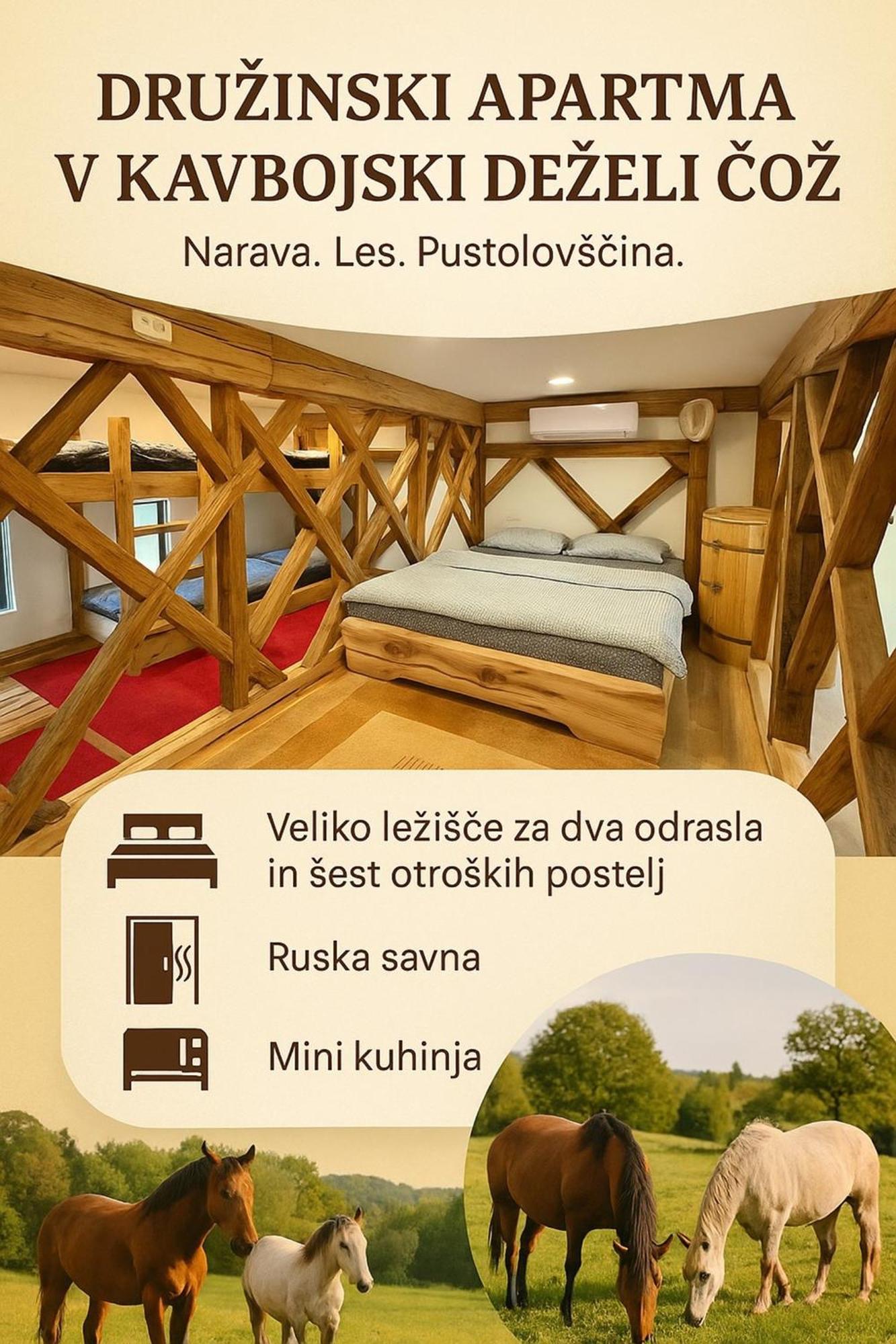 Hotel Cowboy'S Land Visnja Gora Camera foto